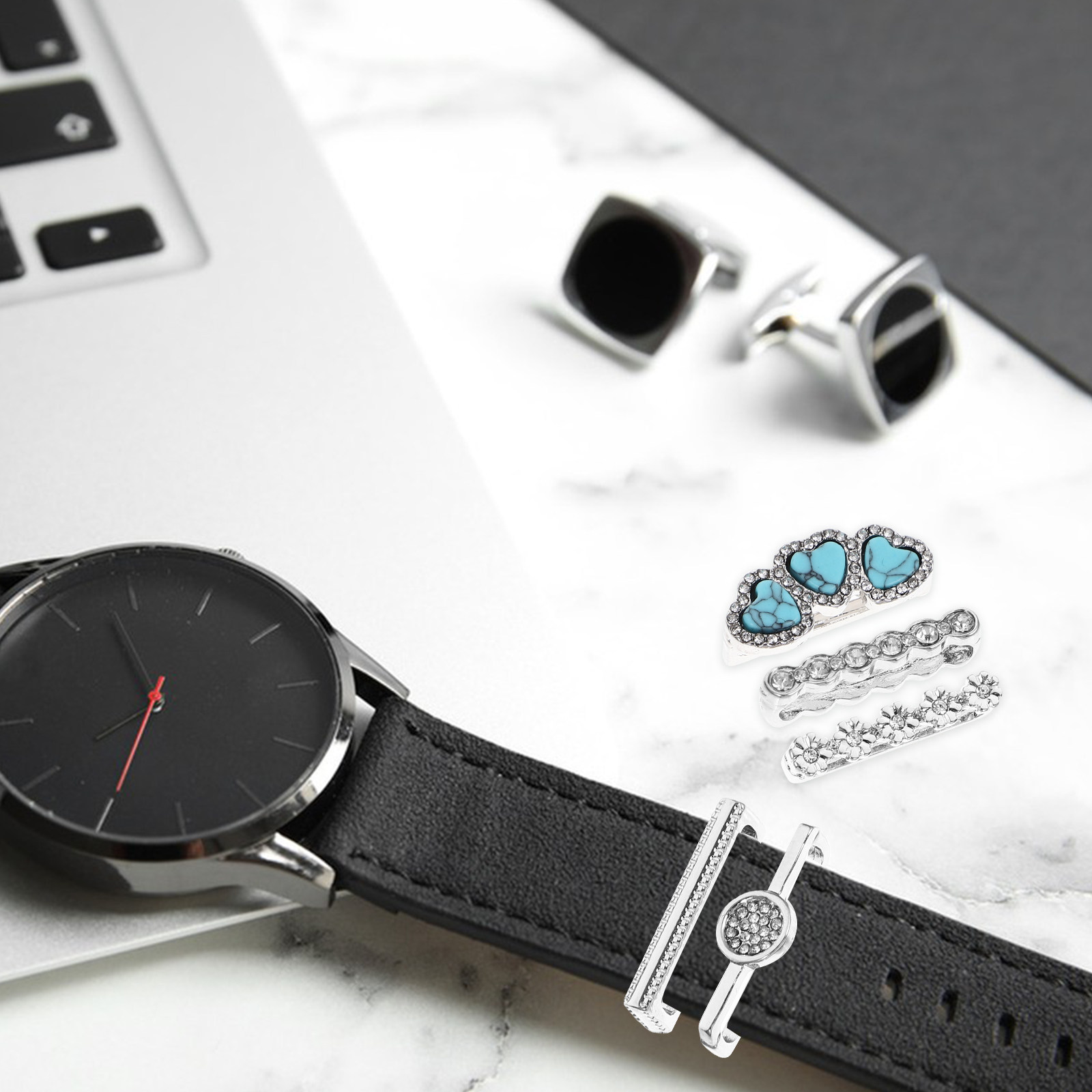 Smartwatches - 5 Adet Premium Alaşımlı Saat Kayışı