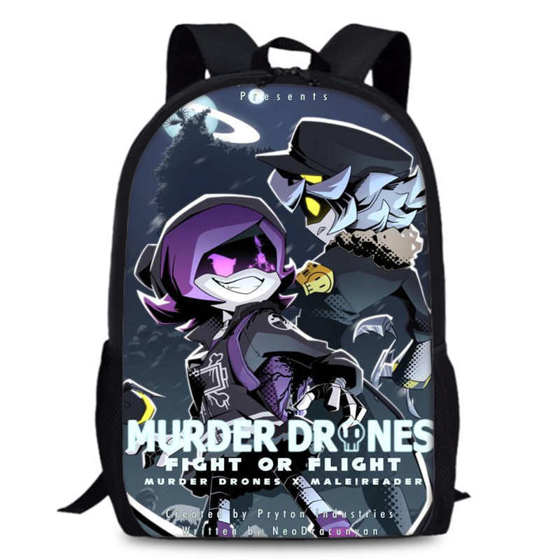 Drones - Murder Drones Anime Çevresel Sırt Çantası