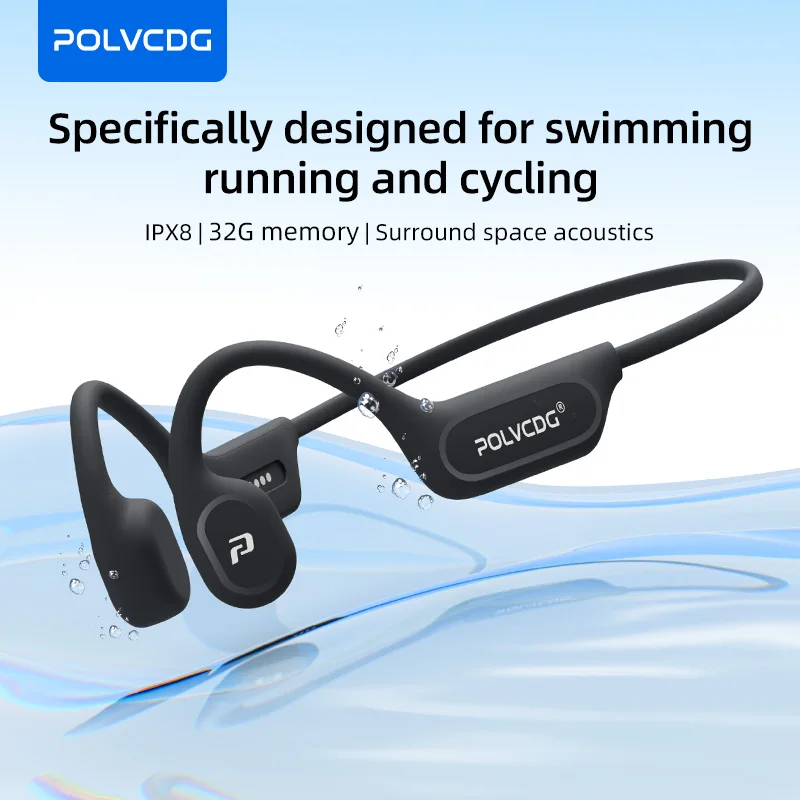 Bone Conduction Running Headphones - POLVCDG X9 Kemik İletimli Kulaklıklar 32G