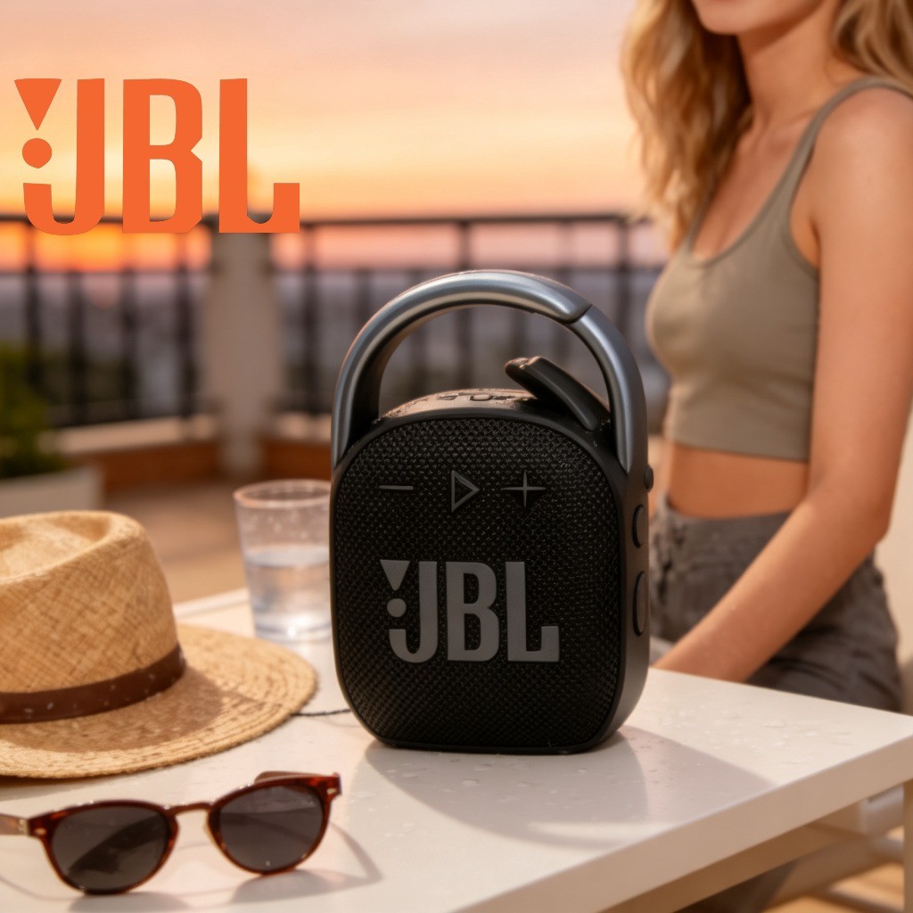Portable Bluetooth Speaker Waterproof Ipx7 - JBL CLIP4 Mini Taşınabilir Kablosuz Bluetooth