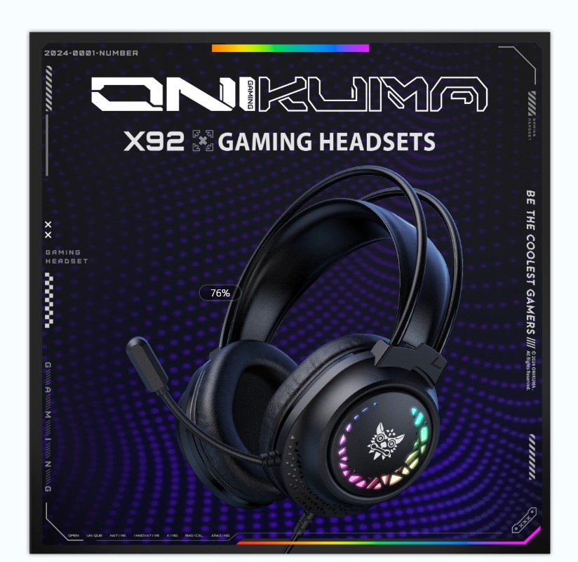 Gaming Headset With Mic Rgb - ONIKUMA X92 Kablolu Oyuncu Kulaklığı RGB