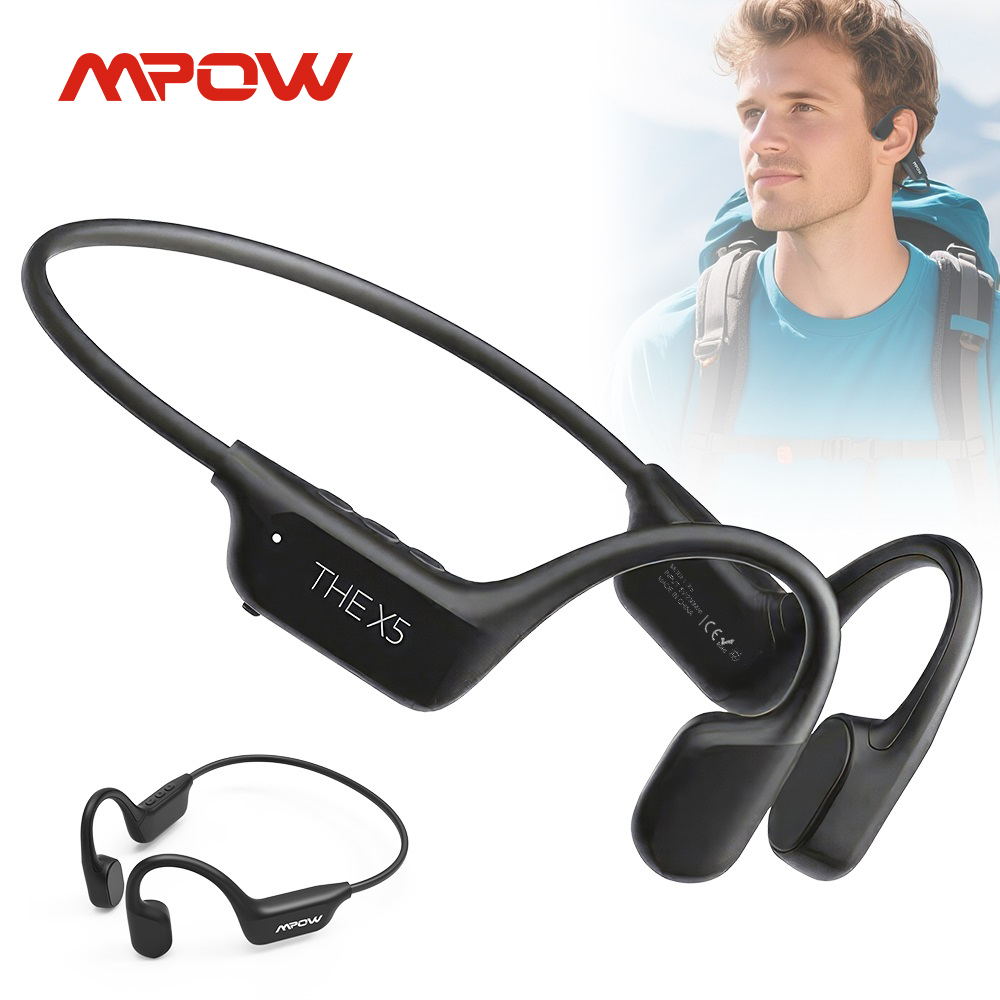 Bone Conduction Running Headphones - Mpow X5 Kemik İletimli Kulaklıklar Açık