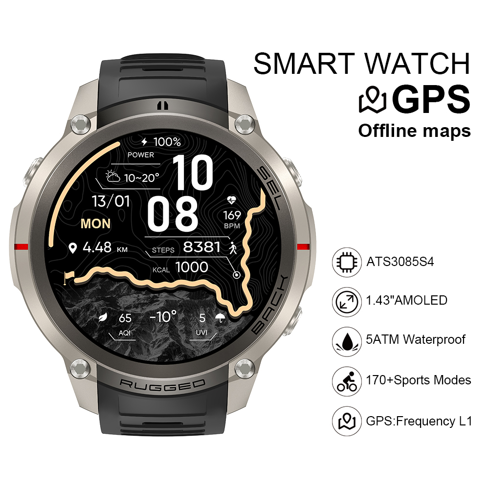 Smartwatches - 2026 DM59 Akıllı Saat Çevrimdışı Harita