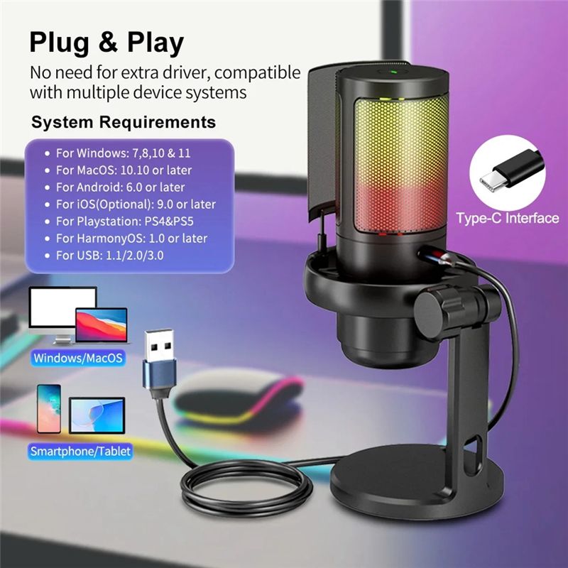AY14 -Oyun RGB Mikrofonu, Yayı - Gaming Headset With Mic Rgb incelemesi ve fiyatı