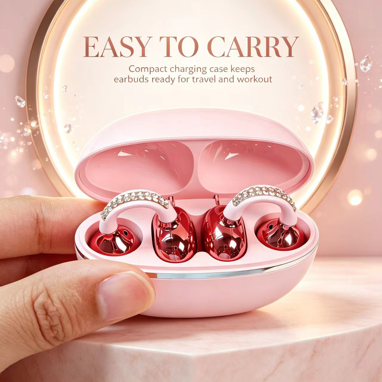Taşlı Açık Kulak Klipsli Kablo - Open Ear Air Conduction Headphones incelemesi ve fiyatı