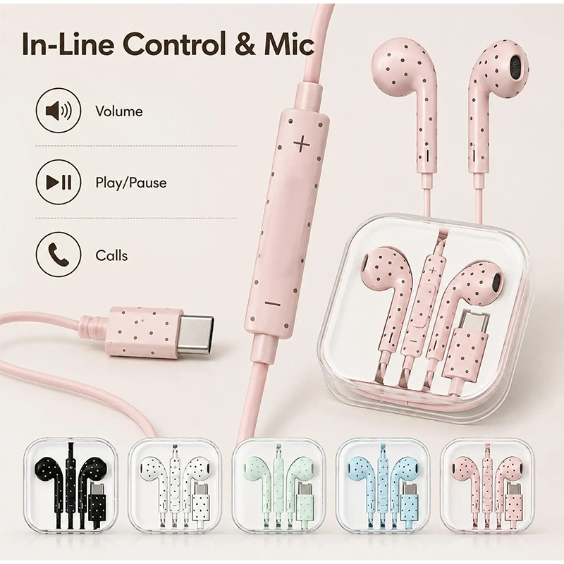 Type C Kulaklık, Puantiyeli Yı - Type C Wired Earphones With Mic incelemesi ve fiyatı