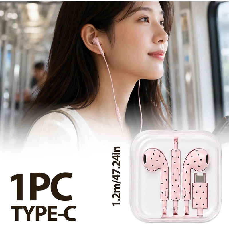 Type C Kulaklık, Puantiyeli Yı - Type C Wired Earphones With Mic incelemesi ve fiyatı