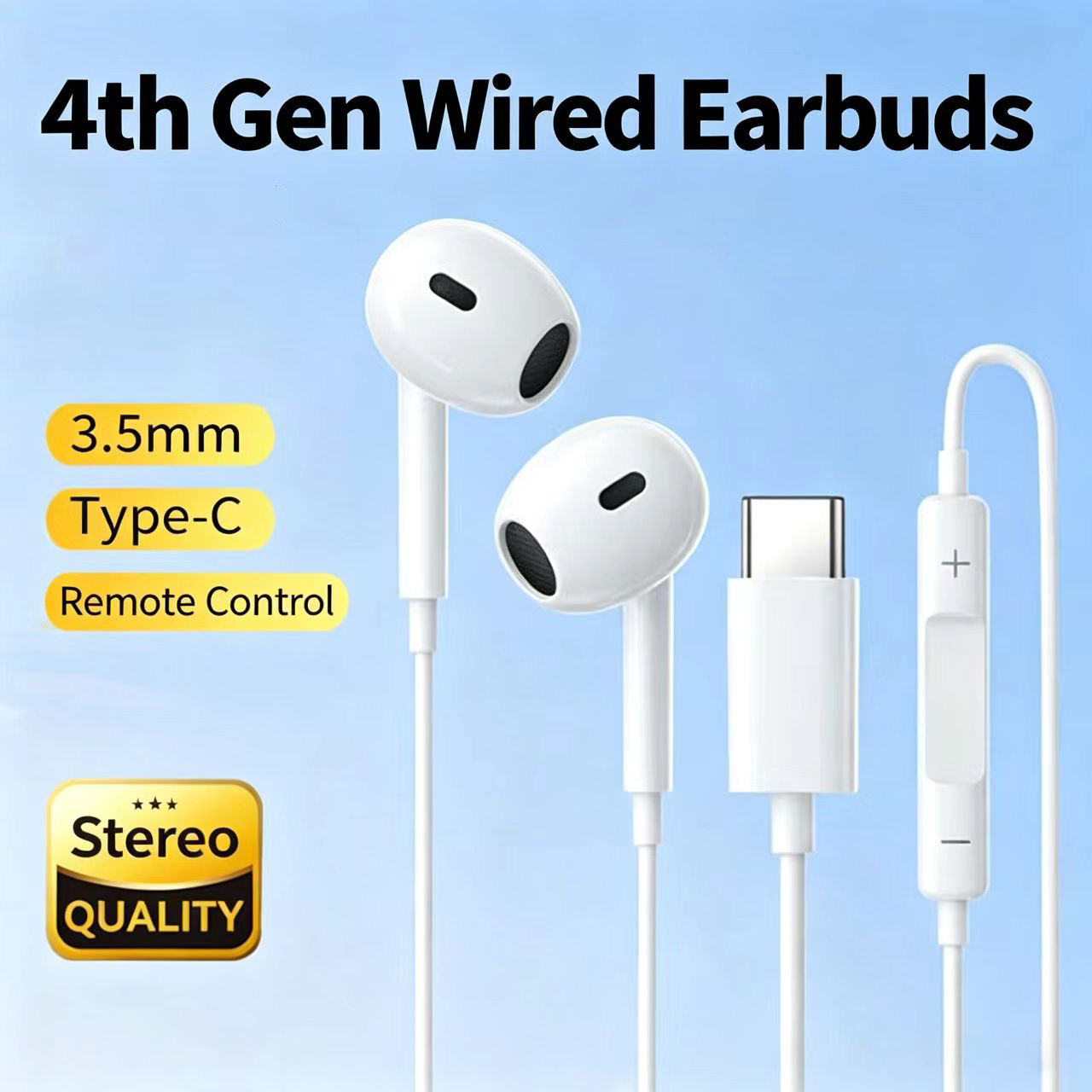 Kablolu Yarım Kulak İçi Kulakl - Type C Wired Earphones With Mic incelemesi ve fiyatı