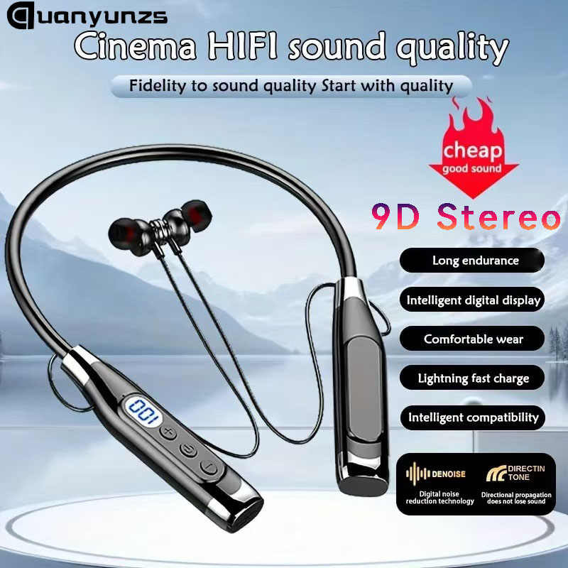 Gerçek Stereo Kablosuz Kulaklı - Magnetic Neckband Sports Earphones incelemesi ve fiyatı
