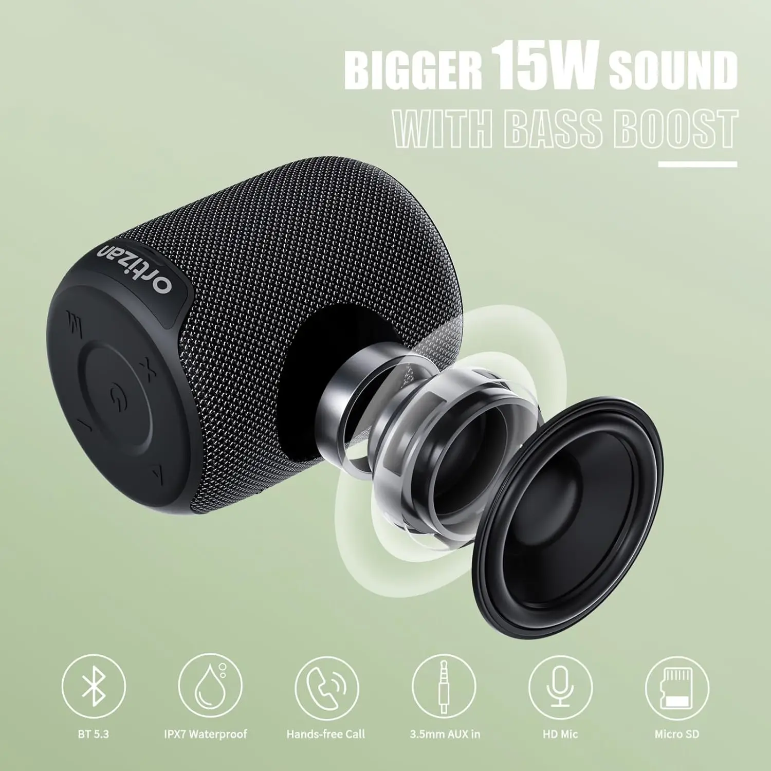 Ortizan X2 Bluetooth hoparlörl - Portable Bluetooth Speaker Waterproof Ipx7 incelemesi ve fiyatı