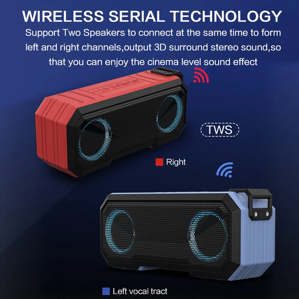 Taşınabilir Bluetooth Hoparlör - Portable Bluetooth Speaker Waterproof Ipx7 incelemesi ve fiyatı