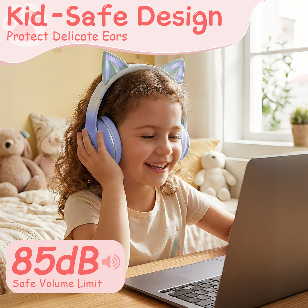 Güzel Kawaii Kedi Kulak Kablos - Cat Ear Bluetooth Headset Led incelemesi ve fiyatı