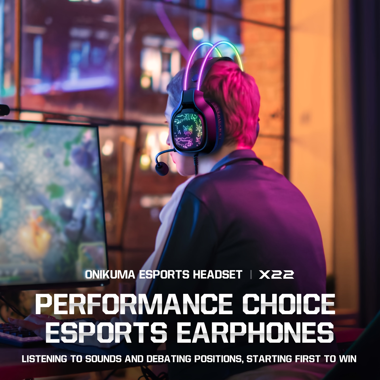PC PS4 Xbox PS5 için gürültü ö - Gaming Headset With Mic Rgb incelemesi ve fiyatı