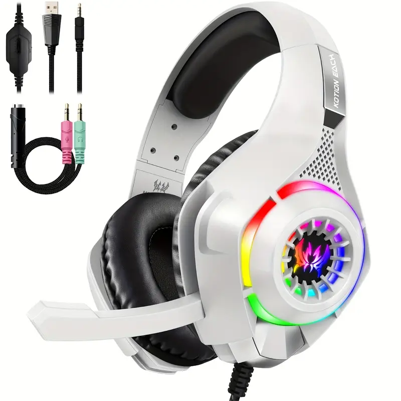 PC, PS4, PS5 için Oyun Kulaklı - Gaming Headset With Mic Rgb incelemesi ve fiyatı