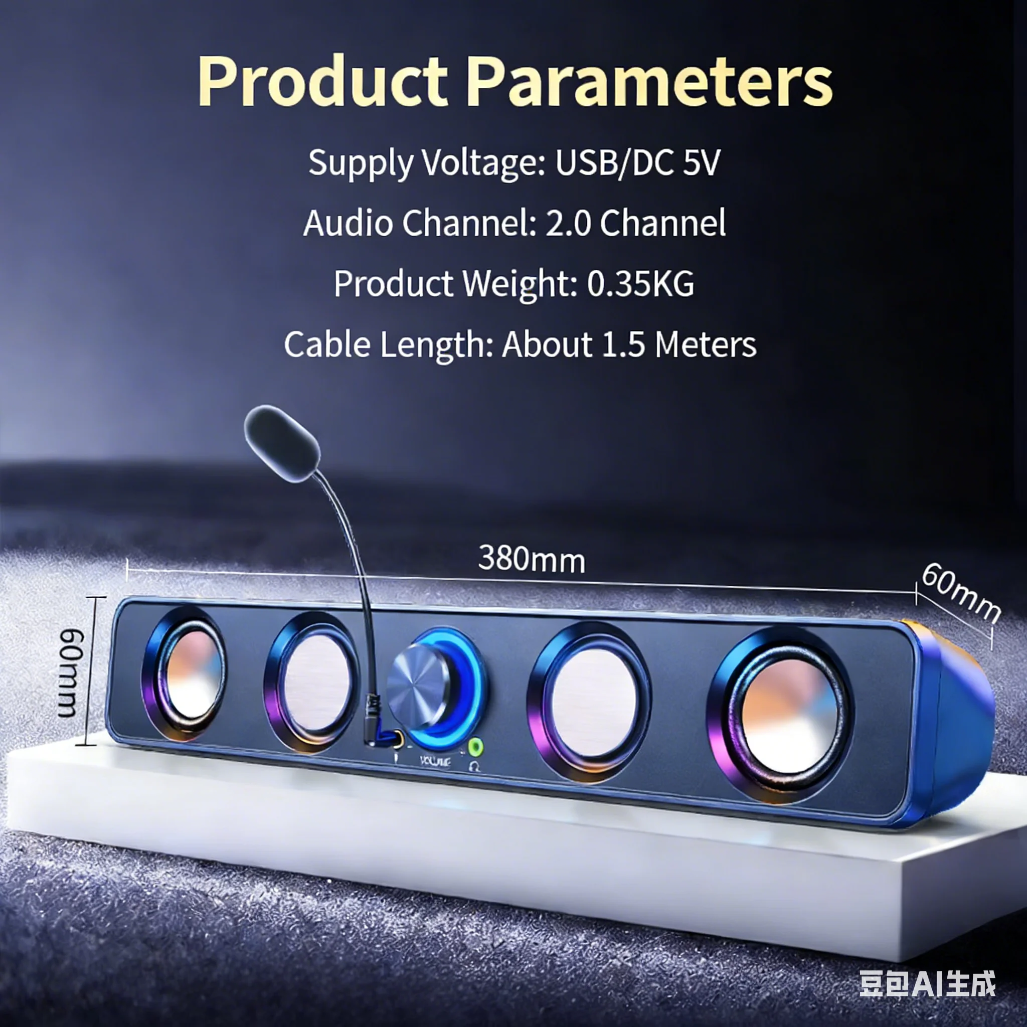 Ev Sinema Sistemi Hoparlörleri - Rgb Computer Soundbar For Pc incelemesi ve fiyatı