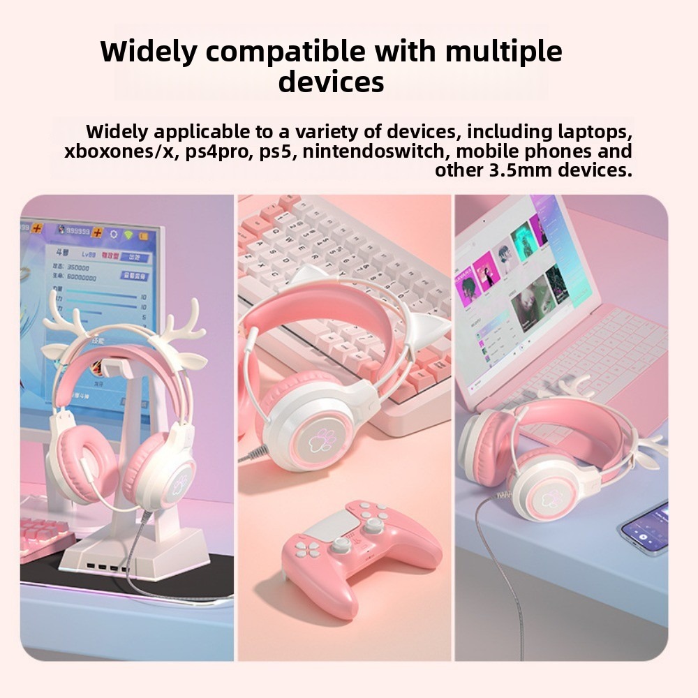 Yüksek Çözünürlüklü Esnek Mikr - Gaming Headset With Mic Rgb incelemesi ve fiyatı
