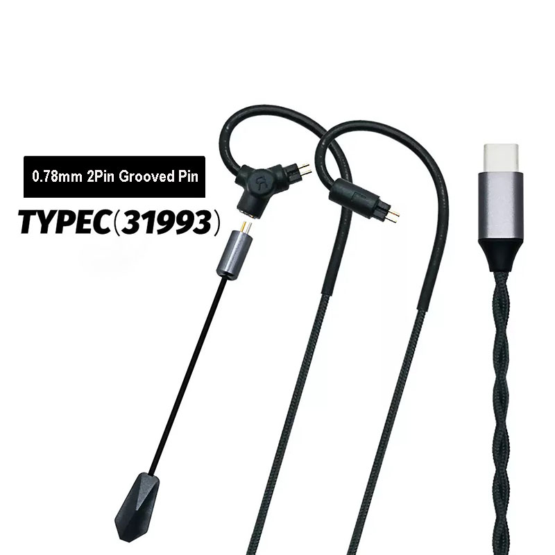 0.78 QDC MMCX Oyun Kulaklık Ka - Type C Wired Earphones With Mic incelemesi ve fiyatı
